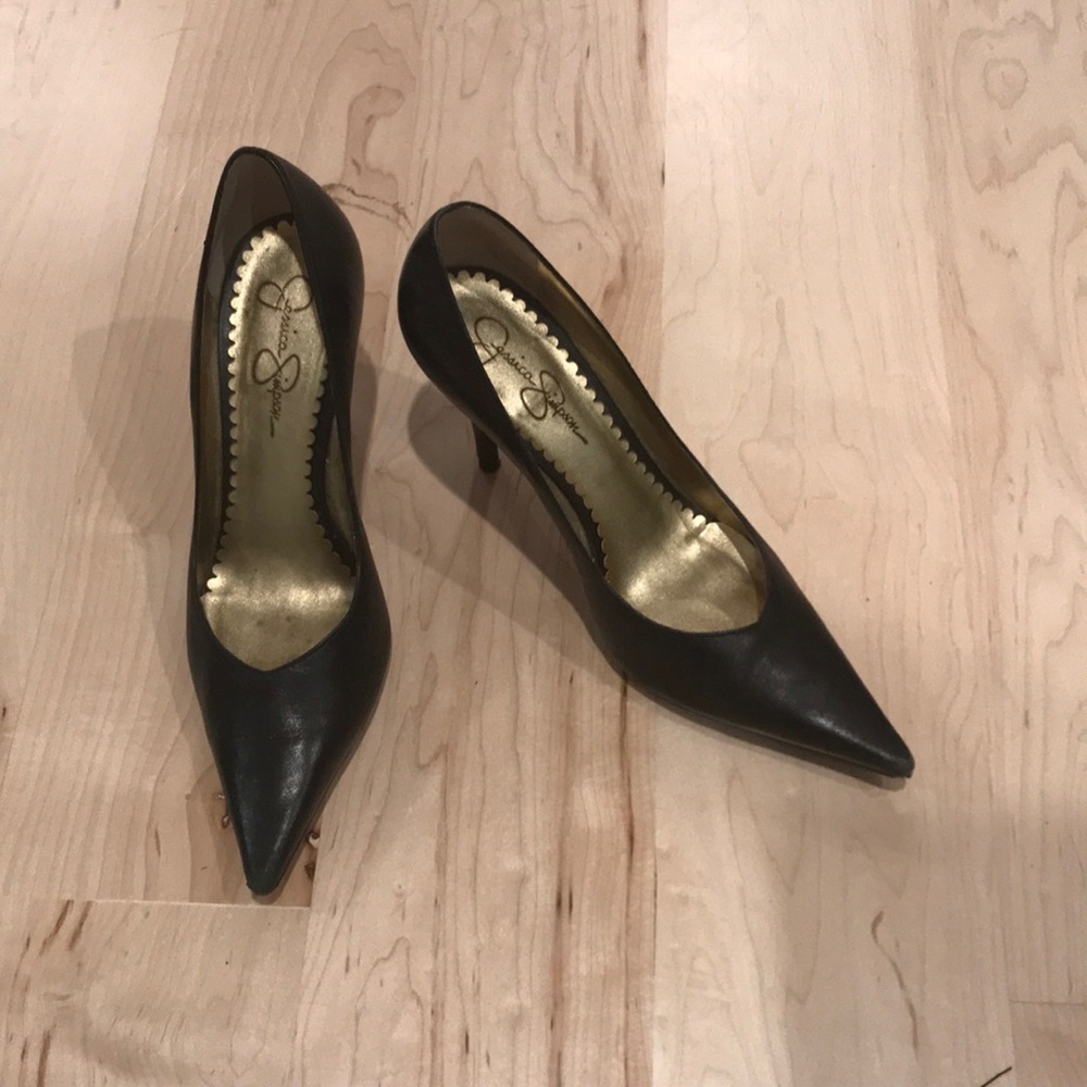 Black high heels